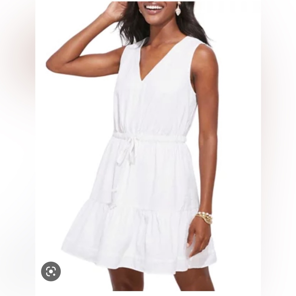 NWT Vineyard Vines Harbor Seersucker Dress Size M
